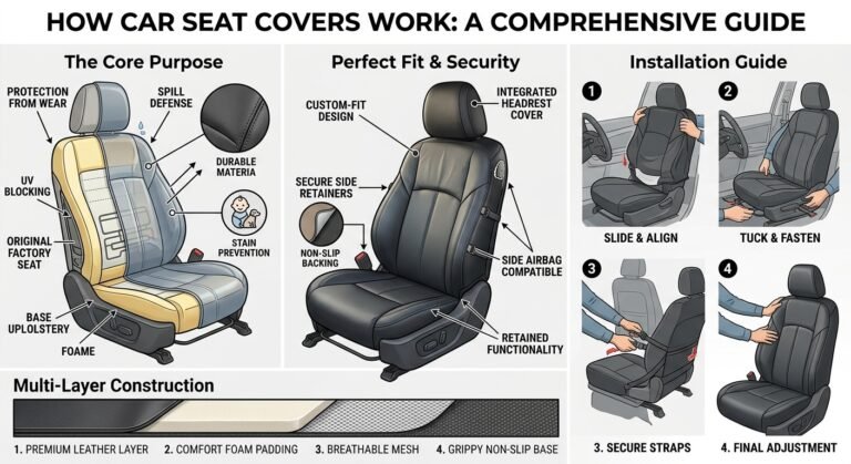 How Do Car Seat Covers Work: Benefits, Fit & Care