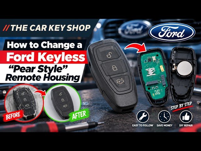 How To Change Car Key Housing