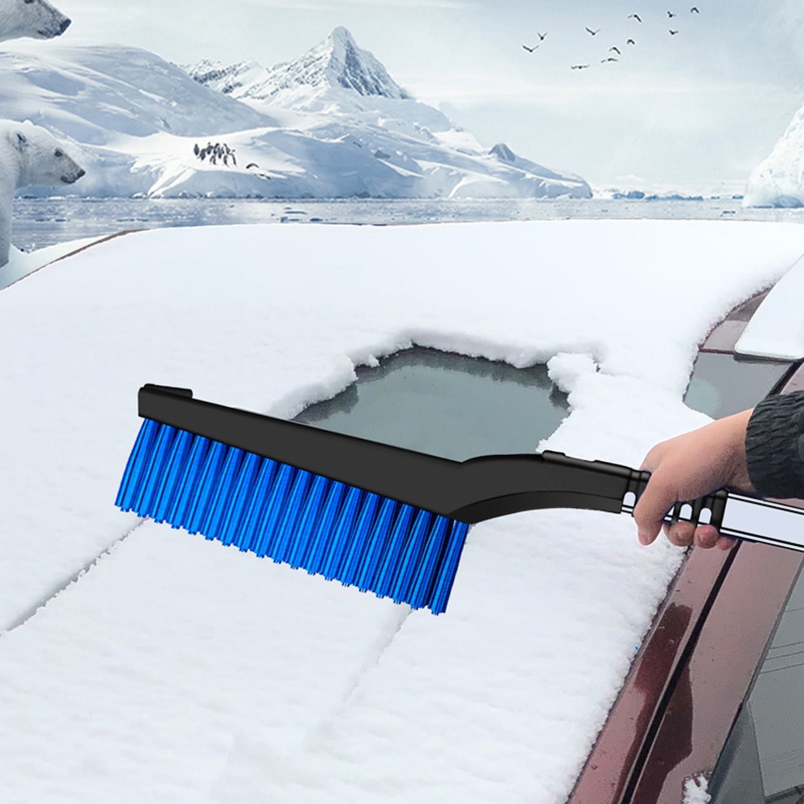 How To Use Snow Brush For Car